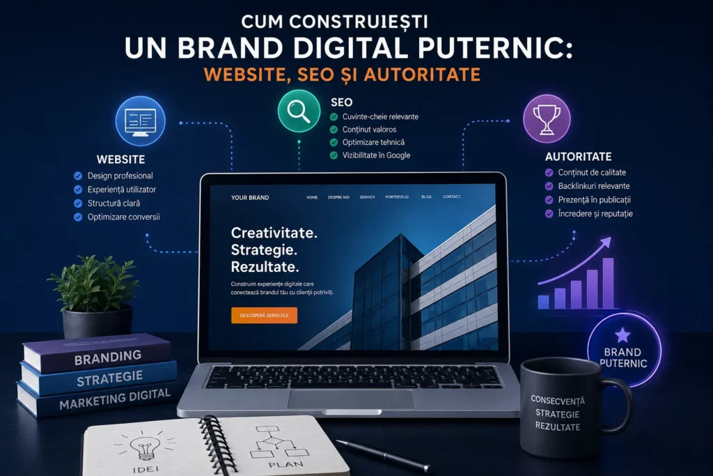 Cum construiești un brand digital puternic: website, SEO și autoritate Cum construiești un brand digital puternic