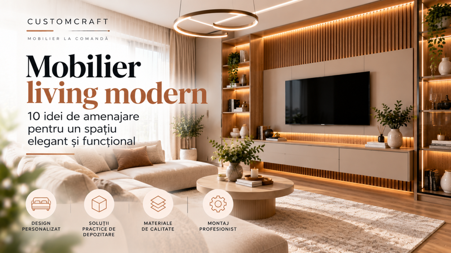 Mobilier living modern: 10 idei de amenajare pentru un spațiu elegant și funcțional 6